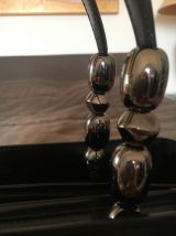 Sac Christian Dior Malice Cabas Cuir Noir Grand Modèle