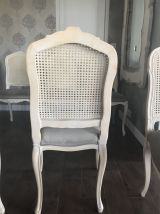 Lot de 8 chaises Louis XV