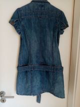 Robe en jeans à manches courtes, taille S ou M