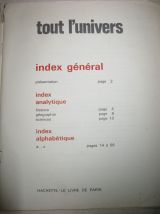 lot de 21 volumes Tout l'univers