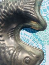 Lot de 2 moules poissons vintage anciens