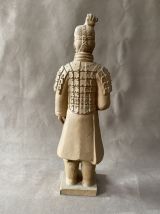Guerrier de Xian en terre cuite.