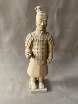 Guerrier de Xian en terre cuite.