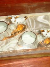 SALIÈRE   POIVRIÈRE PORCELAINE DE PARIS