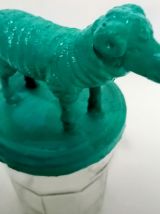 Bocaux animaux verts, décoration, rangement