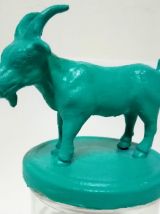 Bocaux animaux verts, décoration, rangement