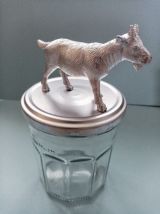 Bocaux animaux argentés, rangement et décoration