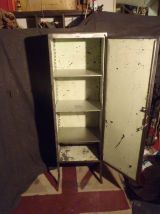 Armoire métal indus à collonne.