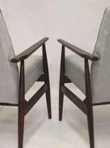 PAIRE DE FAUTEUILS HENRYK LIS 300-190 ANNEE 1970.