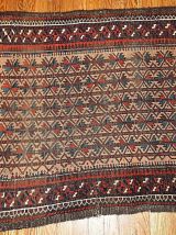 Tapis ancien Afghan Baluch fait main, 1B219