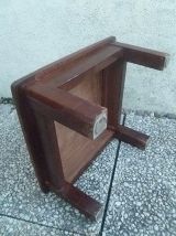 banc , table  basse en bois ,vintage