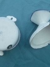 inhalateur filtr' air en  acier  émaillé vintage