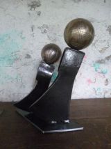 SCULPTURE " PROMENADE - MERE - FILLE "