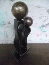 SCULPTURE " PROMENADE - MERE - FILLE "