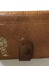Jeu de cartes etui en cuir 1950