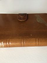 Jeu de cartes etui en cuir 1950