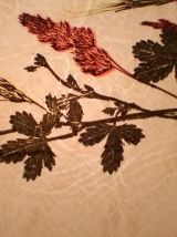 Lampe boule Herbier vintage