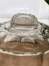 Cloche en verre art déco