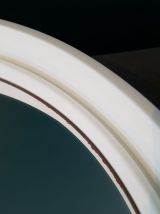 Miroir rond blanc Gilac 40cm