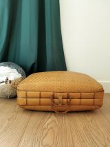 Valise rotin vintage 