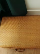 Valise rotin vintage 