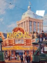 lithographie  kursaal 1920  los angeles signé  1996 dans bea