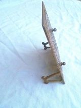 calendrier  en laiton , vintage