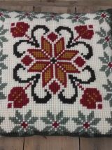Coussin vintage (fait main)