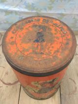 Boite publicitaire en tôle (confiserie des Alpes)