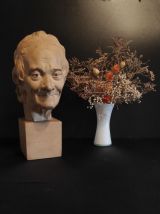 buste de Voltaire en plâtre