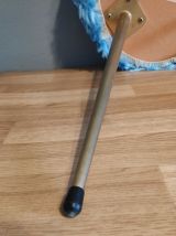tabouret tripode moumoute bleue