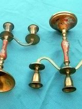 paire de chandeliers 3 branches