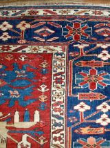 Tapis ancien Caucasien Azerbaijani Shirvan fait main, 1B491