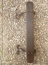 patère  murale  double  en fer  forgé