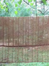 Grand rideau vintage à pompons