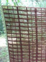 Grand rideau vintage à pompons