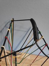 porte-revues scoubidou vintage