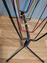 porte-revues scoubidou vintage