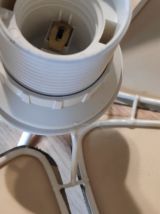 suspension 6 pétales de lotus noire