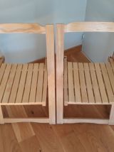 Chaises pliantes, ensemble de deux