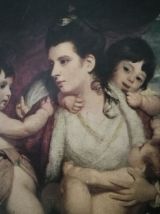 Petit cadre '' La mère et ses trois enfants 