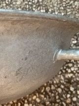 bassine  en  zinc  galva , vintage