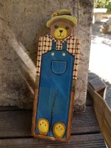 Plumier en bois vintage