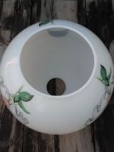 Lustre globe Pierrot  en opaline 