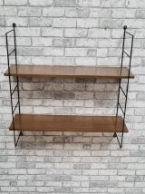Etagere  design a.dekker 1960 a 70   en bois stratifié  72x7