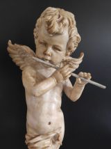 statuettes d'angelot à flûte