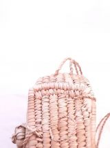 SAC PANIER Africain Rond ,en Raphia