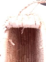 SAC PANIER Africain Rond ,en Raphia