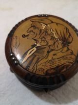 lot 3 boites bijoux bois peintes période 1950/60 