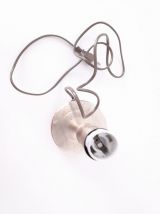 Pied de lampe de chevet en métal doré